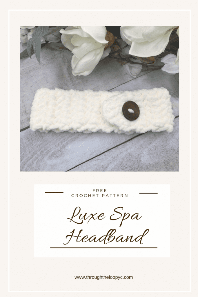Luxe Spa Headband Free Crochet Pattern 