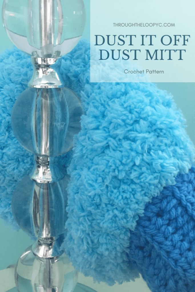 The Dust it Off Dust Mitt works great at collecting dust and unwanted particles. This quick pattern is a great way to use up Pipsqueak yarn!